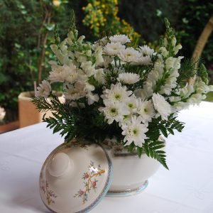 Soperas, copas cristal, floreros familiares